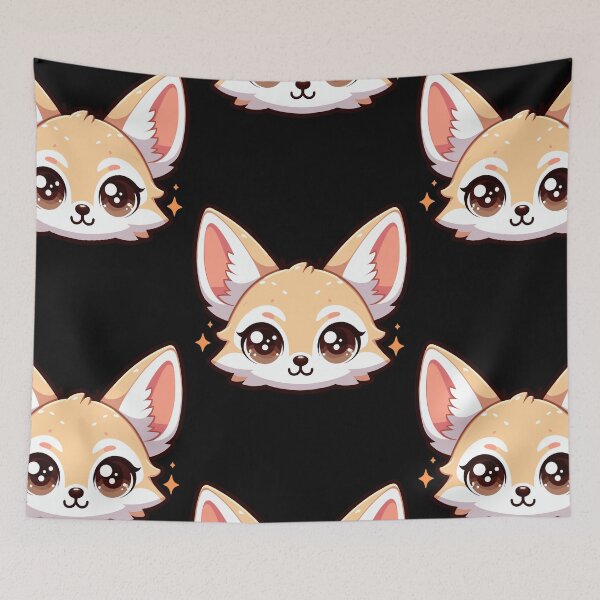 Artikelvorschau, Fennek-Fuchs-Gesicht entworfen und verkauft von ArtfulWeave.