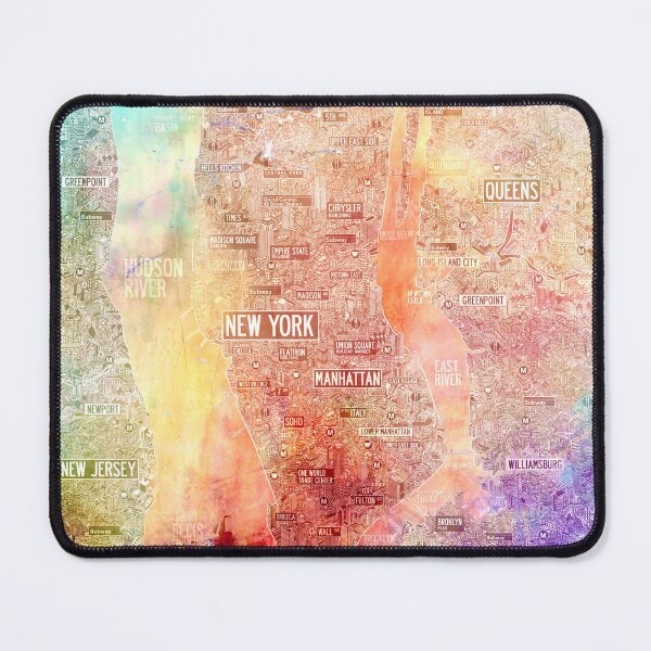 Item preview, New York city map rainbow pride designed and sold by oliver polanski.