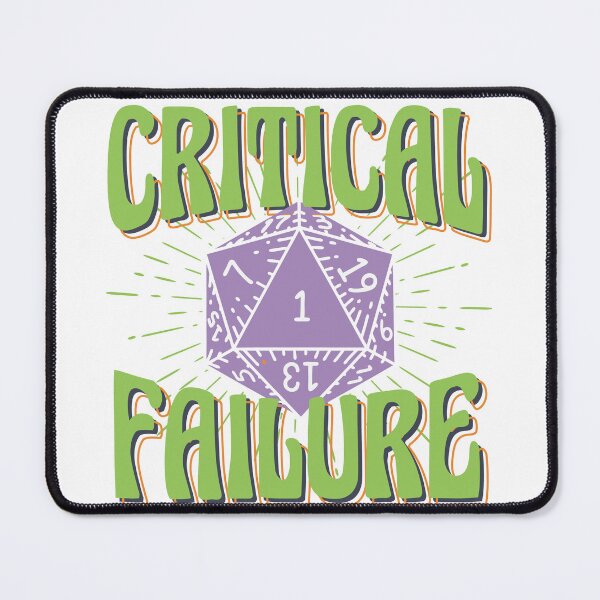 Item preview, Critical Failure designed and sold by TheWizardRyn.