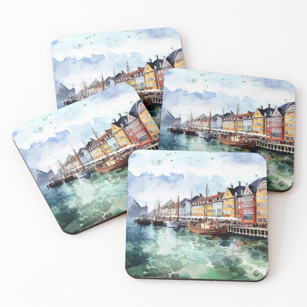 Item preview, Nyhavn Reflections designed and sold by ArtArchive-KK.