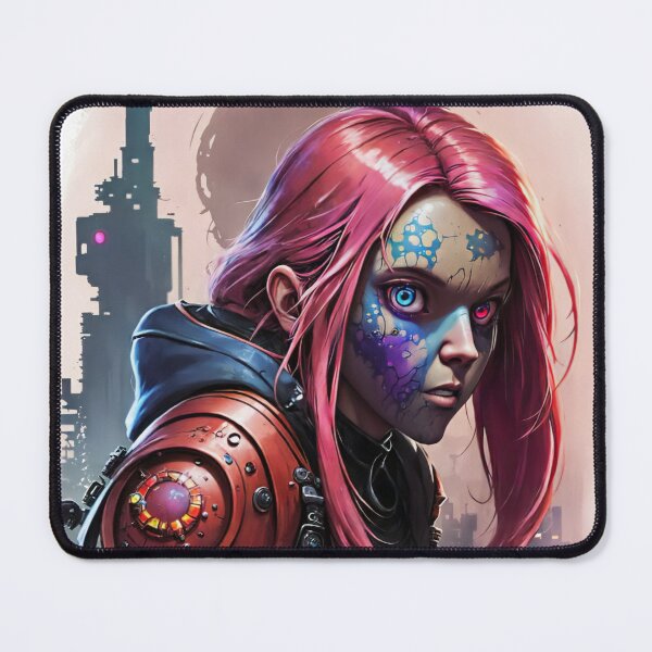 Item preview, Aera, the Cyber Zombie Girl designed and sold by ThreadedTales.