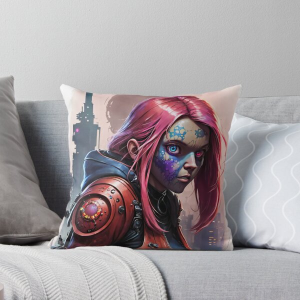 Item preview, Aera, the Cyber Zombie Girl designed and sold by ThreadedTales.
