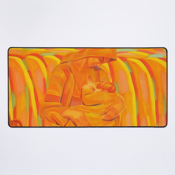 Item preview, Harvester woman feeding her child in the fields by Vladimir Dimitrov Maistora (the Master) designed and sold by clon-dot-net.