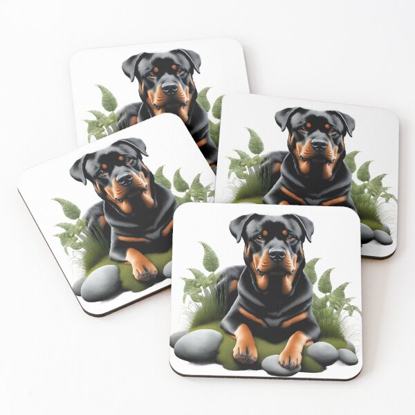 Item preview, Beautiful Black and Mahogany Rottweiler designed and sold by Kaleddis.