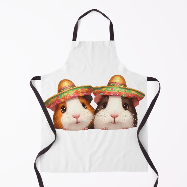Item preview, Two cute guinea pigs with sombrero designed and sold by CreativeSparkzz.