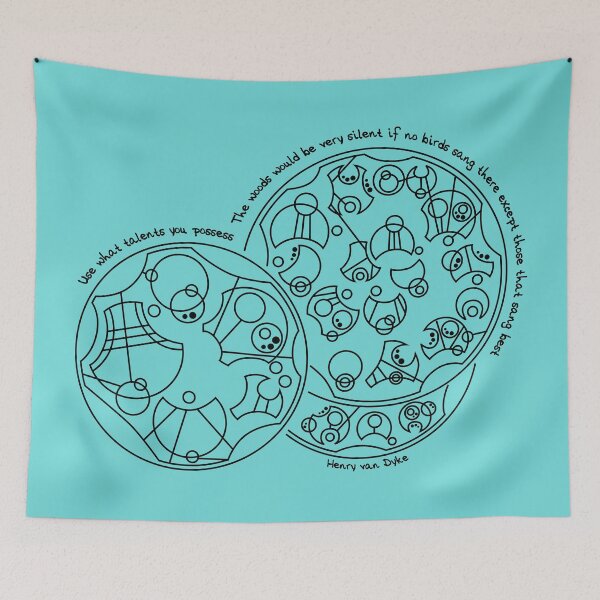 Item preview, Use what talents you possess - Circular Gallifreyan designed and sold by TimeLady's Closet.