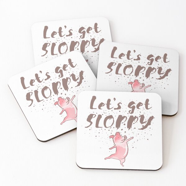 Item preview, Let's Get Sloppy (Dancing Pig) designed and sold by HouseholdRetro.