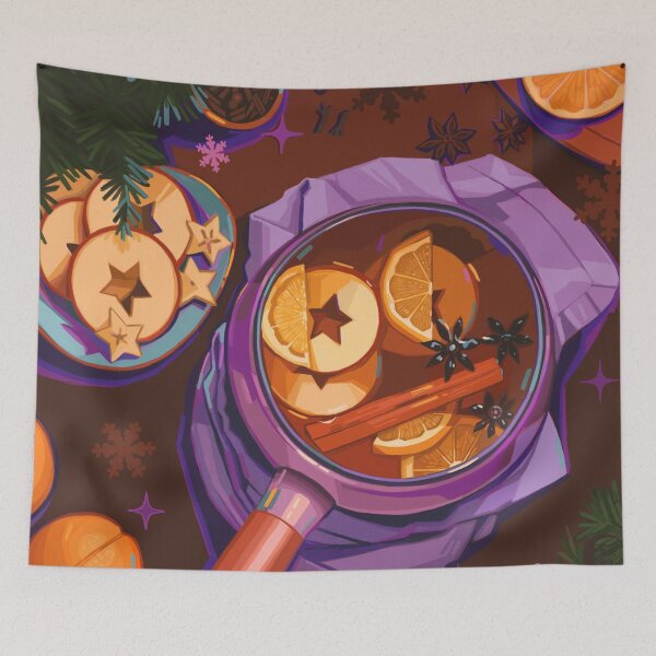 Item preview, Cozy Festive Apple Cider Still Life designed and sold by Savi Singh.