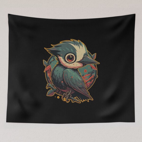 Item preview, Anime Kawaii Woodpecker designed and sold by FlexYourMind.