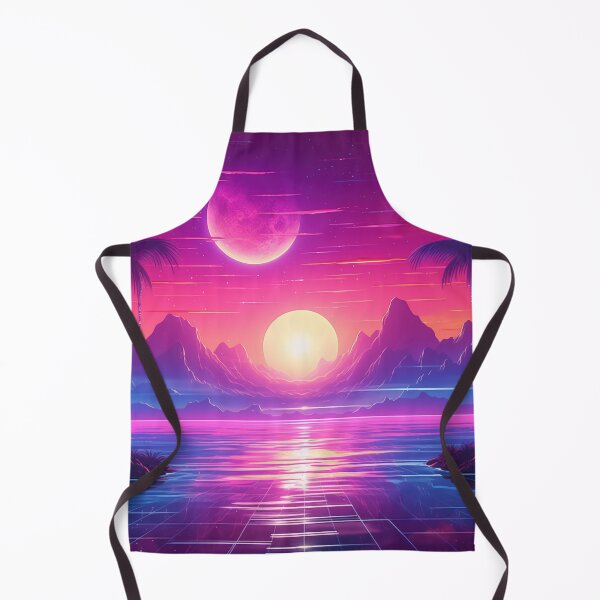 Item preview, Sunset Synchrony: Cool Waves of Synthwave designed and sold by Mullet Monkey.