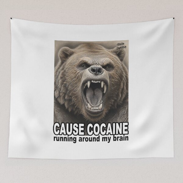 Item preview, Grizzly Bear Turns Crazy; designed and sold by StickerApe.