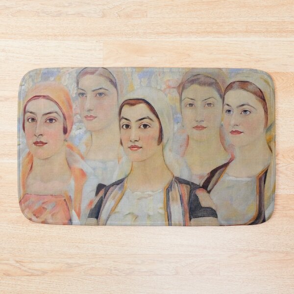 Item preview, Maidens - Young Women in Folk Clothes by Vladimir Dimitrov Maistora (the Master) designed and sold by clon-dot-net.