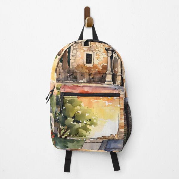 Item preview, San Antonio Sunset: The Alamo's Watercolor Beauty designed and sold by LSVart.