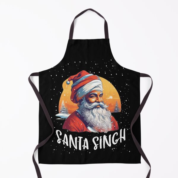 Item preview, Santa Singh Christmas Vintage Snow Sunset designed and sold by Smix Pixels.