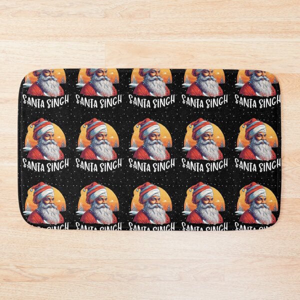 Item preview,  Santa Singh Christmas Vintage Snow Sunset  designed and sold by Smix Pixels.