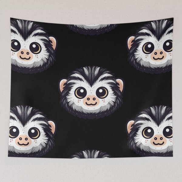 Item preview, Marmoset Face designed and sold by ArtfulWeave.