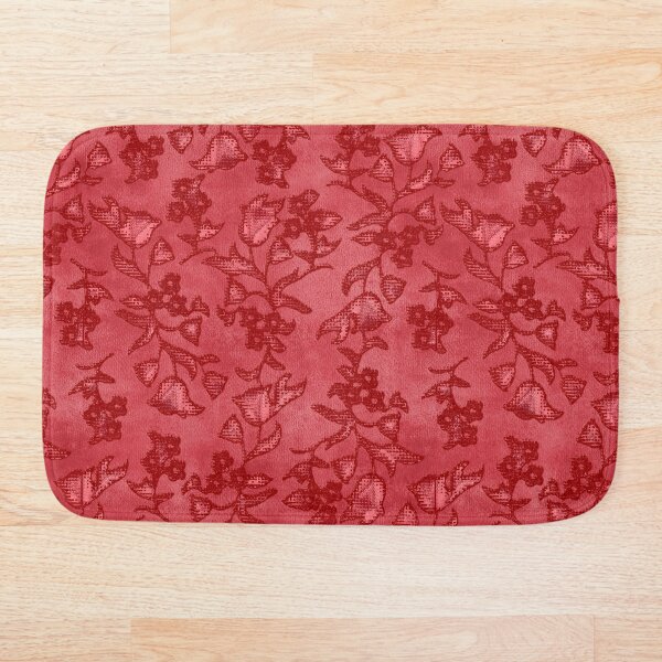 Item preview, Red flowers on red background designed and sold by Visual Arts Dominika Cybuch.