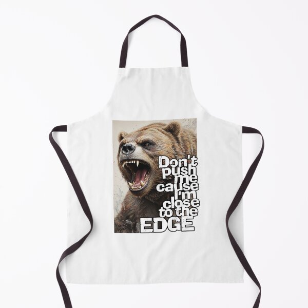 Item preview, Grizzly close to the Edge; designed and sold by StickerApe.