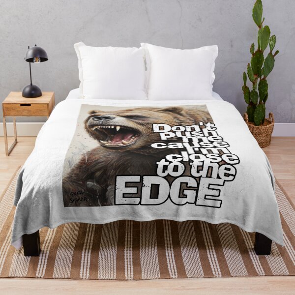 Item preview, Grizzly close to the Edge; designed and sold by StickerApe.