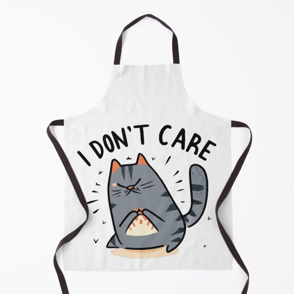 Item preview, Grey cat i don't care designed and sold by LuckyFamily.