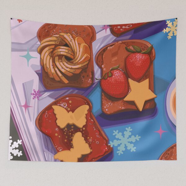 Item preview, Cozy Festive Breakfast Bread Marmalade Still Life designed and sold by Savi Singh.