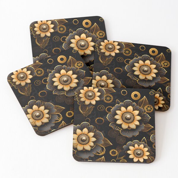 Item preview, Steam Punk Flowers pattern designed and sold by Sp3ctrumOfColor.