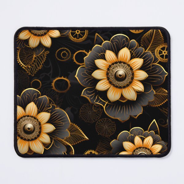 Item preview, Steam Punk Flowers pattern designed and sold by Sp3ctrumOfColor.