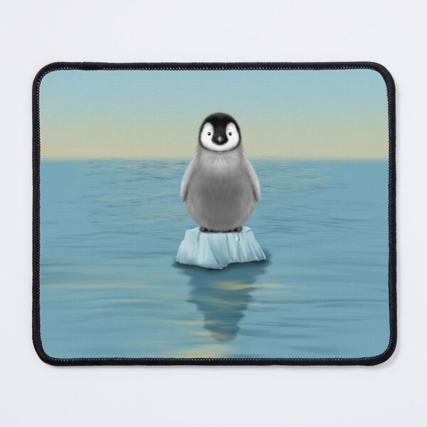 Item preview, Penguin Standing on Melting Ice (Earth Day Artwork) designed and sold by LJArtworkDesign.