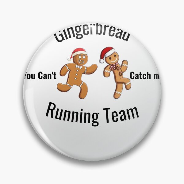 Item preview, Gingerbread Running Team - You Can't Catch me Gingerbread designed and sold by paulinhomerch.