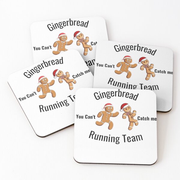 Item preview, Gingerbread Running Team - You Can't Catch me Gingerbread designed and sold by paulinhomerch.