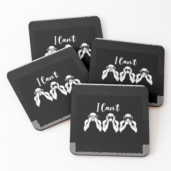 Item preview, Three Wise Monkeys Graphic on Redbubble designed and sold by RevGens.