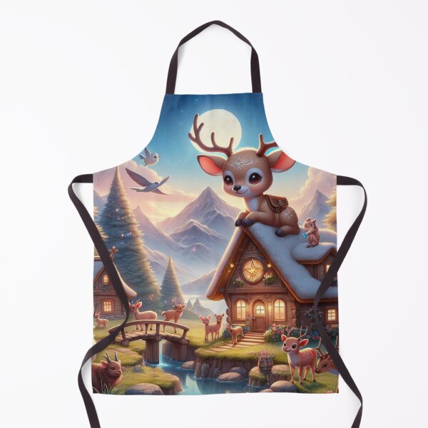 Item preview, cute deer village designed and sold by Greydate.