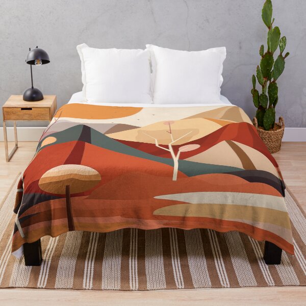 Item preview, Southwestern desert bold color modern art designed and sold by TheMoxieHouse.