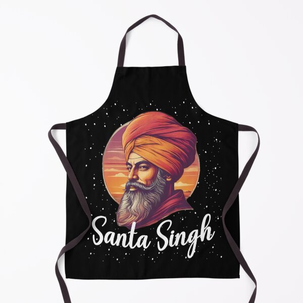 Item preview, Santa Singh Christmas Vintage Snow Sunset designed and sold by Smix Pixels.