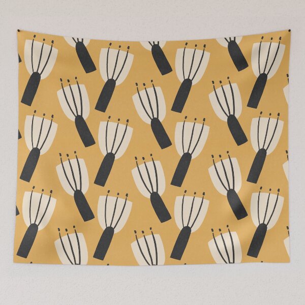 Item preview, Yellow field flowers designed and sold by janedrawsthings.