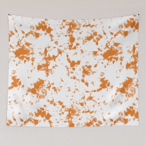 Item preview, Orange and white Storm - Tie-Dye Shibori Texture designed and sold by marufemia.