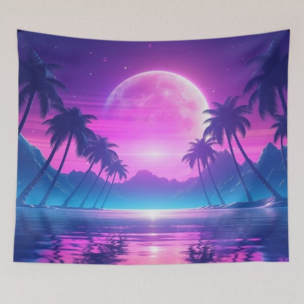 Item preview, Retrowave Sunset Symphony: Twilight Vibes designed and sold by Mullet Monkey.