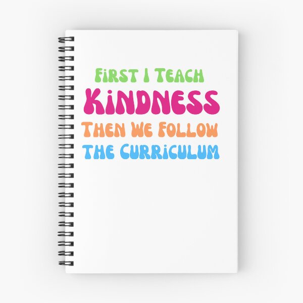 Item preview,   Teacher First I Teach Kindness Then We Follow the Curriculum designed and sold by ladylalitafanta.