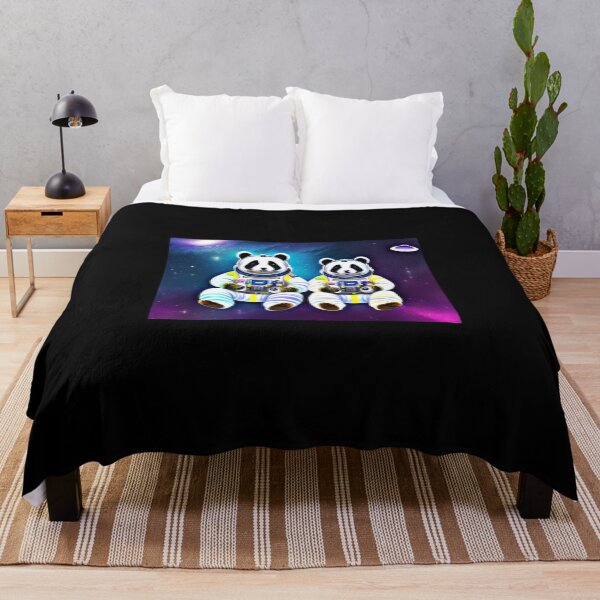 Item preview, Pandas in space designed and sold by Flowerslaps.