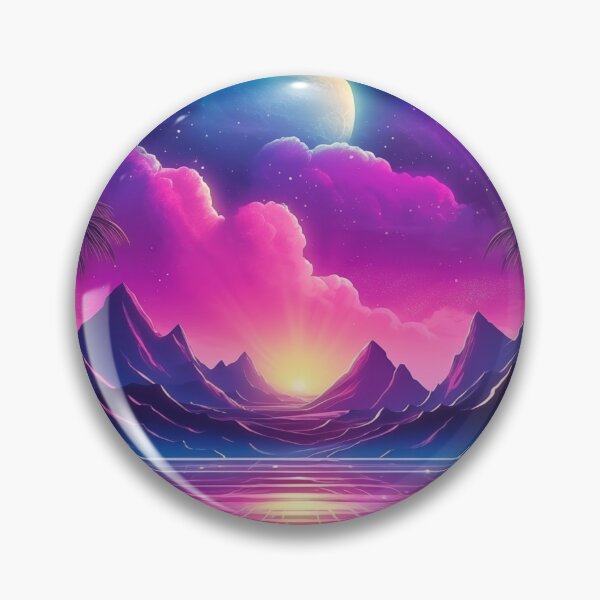 Item preview, Synthwave Sundown: Cool Breezes of Nostalgia designed and sold by Mullet Monkey.