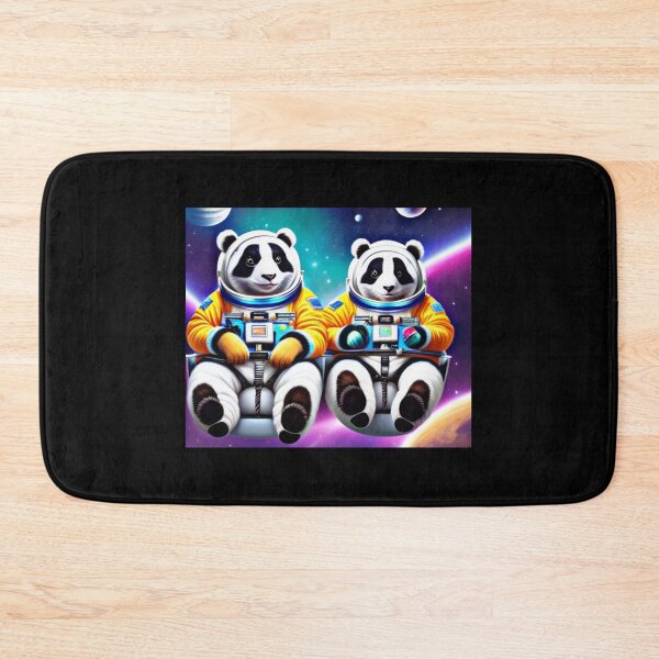 Item preview, Pandas in space designed and sold by Flowerslaps.
