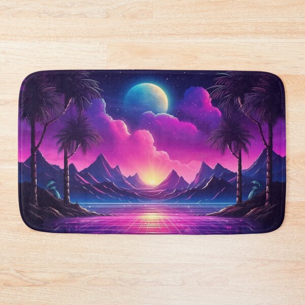 Item preview, Synthwave Sundown: Cool Breezes of Nostalgia designed and sold by Mullet Monkey.