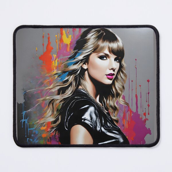 Item preview, Taylor Swift Portrait in Heavy Ink w/Orange, Yellow, and Pink focus designed and sold by Dan Farsaci.