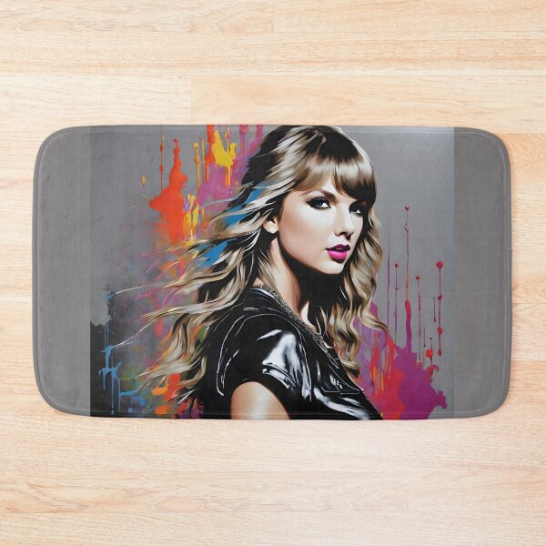 Item preview, Taylor Swift Portrait in Heavy Ink w/Orange, Yellow, and Pink focus designed and sold by Dan Farsaci.