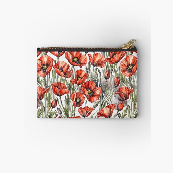 Item preview, Watercolor poppies, light theme designed and sold by PragmaticP.