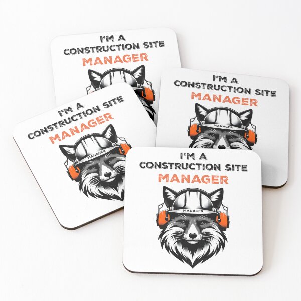 Item preview, I am a fox construction site manager designed and sold by YANNISQ49.