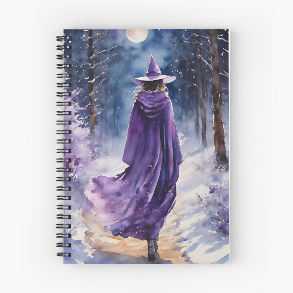 Item preview, Lavender Witch in Winter by Lyra o'Brien designed and sold by Lyra The Lavender Witch.