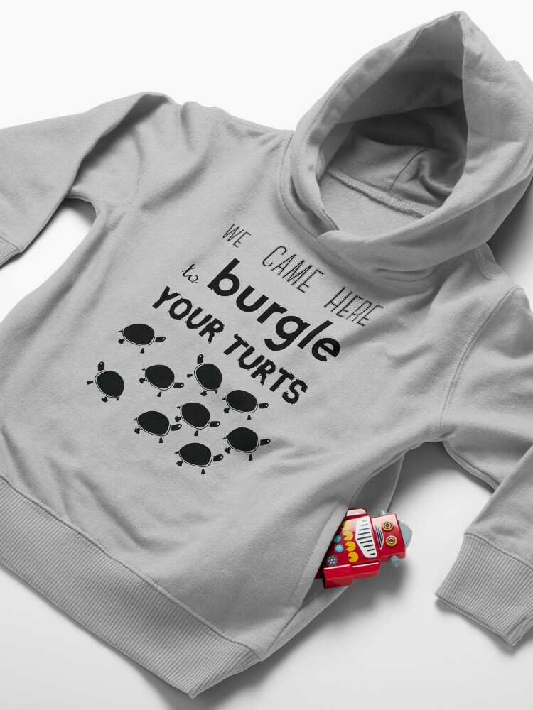 Alternate view of your turts Toddler Pullover Hoodie