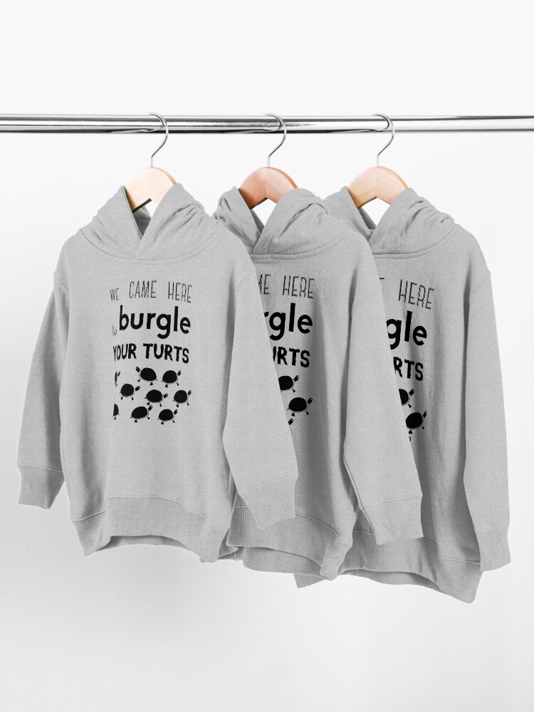 Alternate view of your turts Toddler Pullover Hoodie