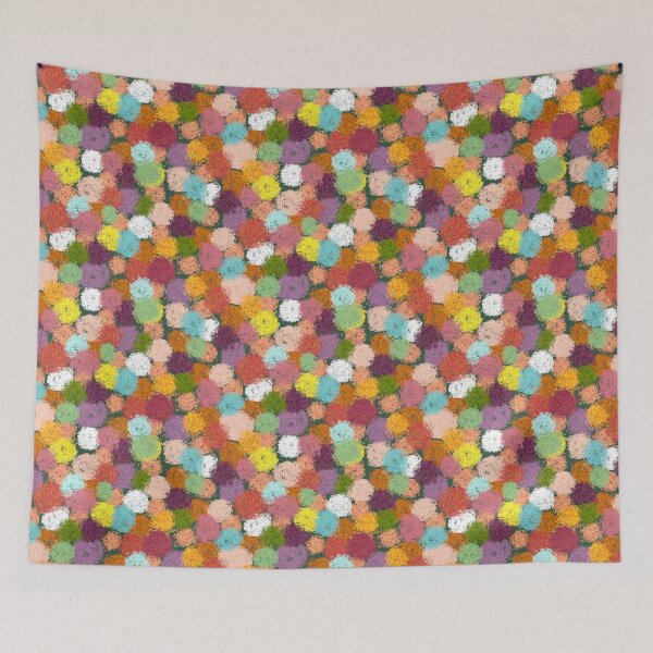 Item preview, Pastel Flower Puffs designed and sold by RepeatCandy.